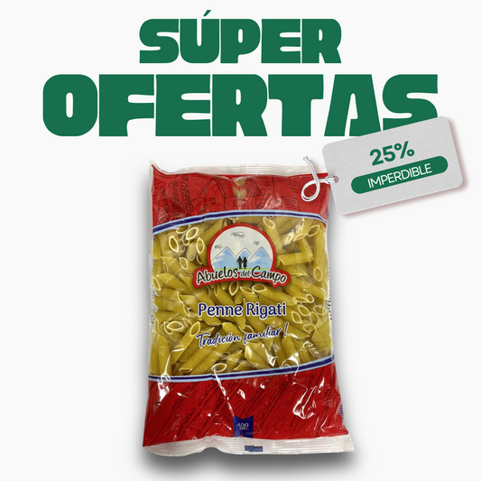 Penne Rigati Abuelos del Campo, 400g