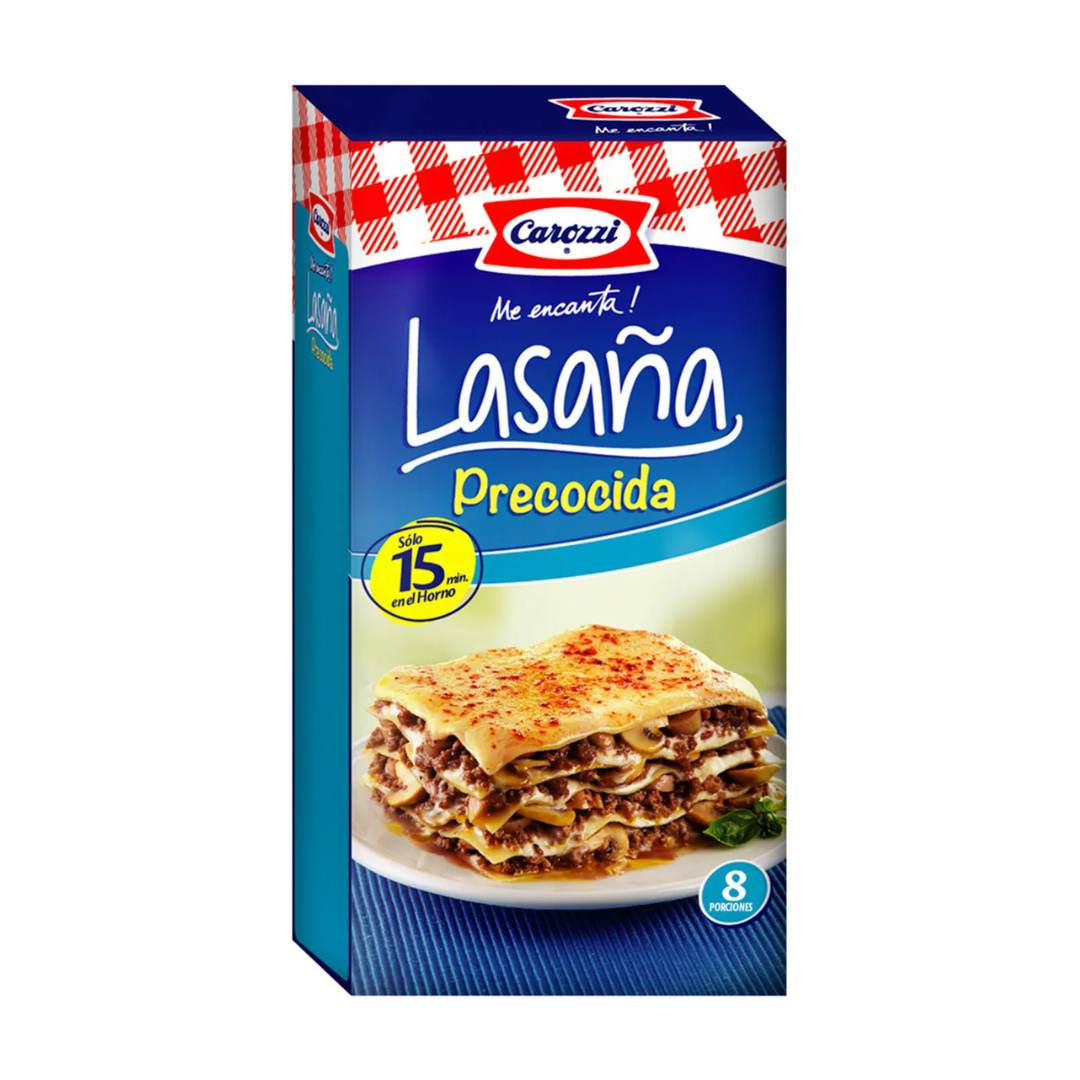 Lasaña precocida