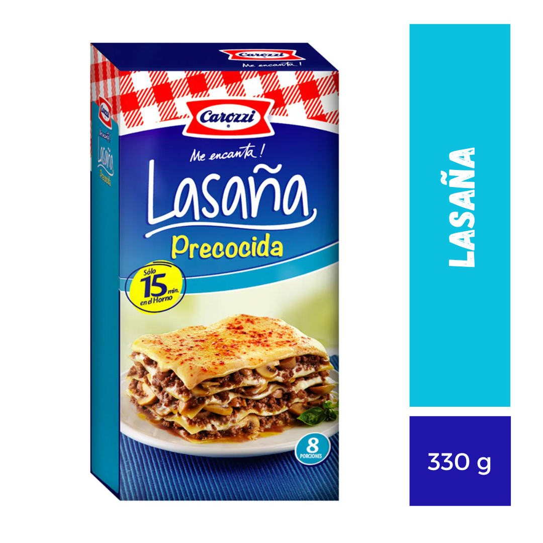 Lasaña precocida