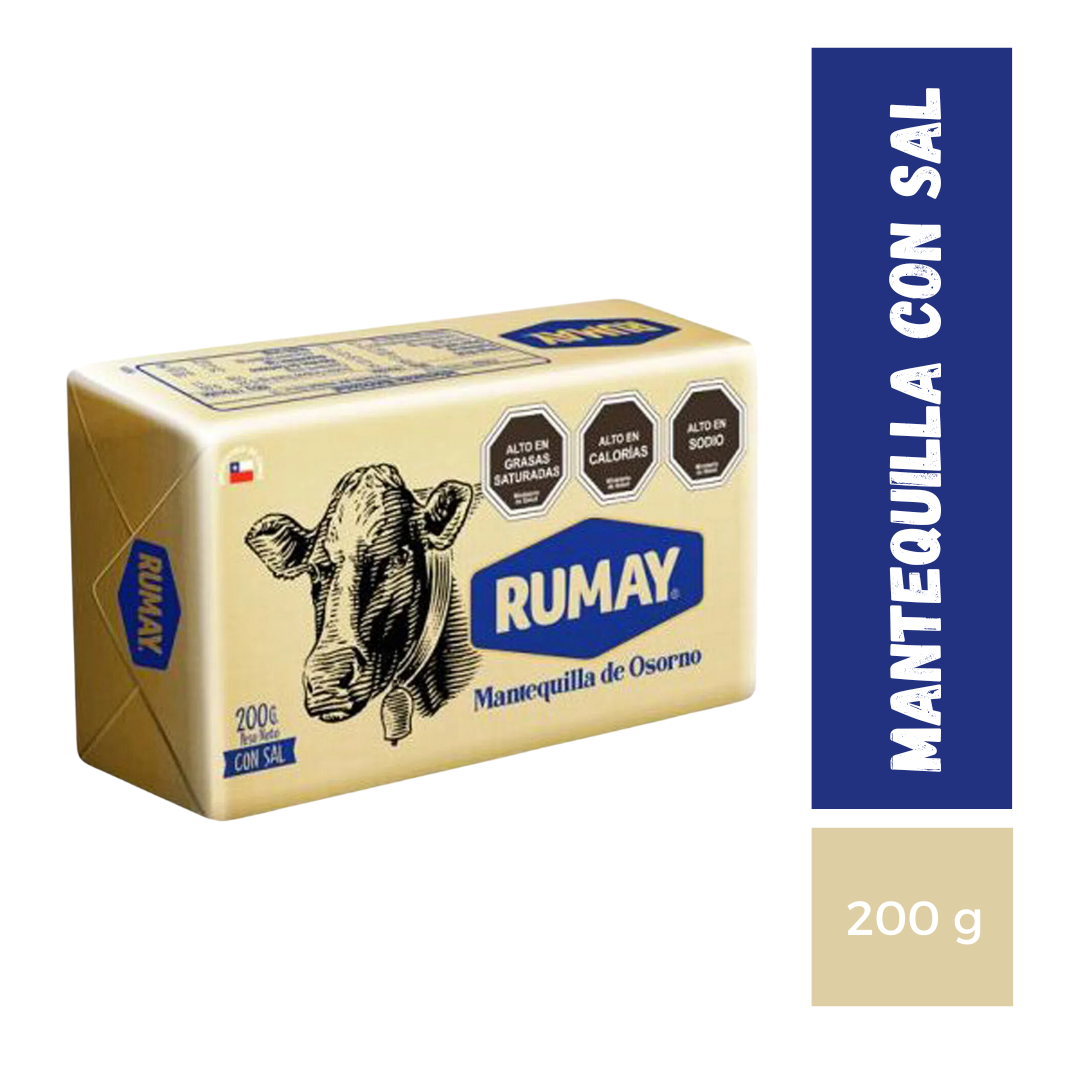 Mantequilla Con Sal Rumay, 200g