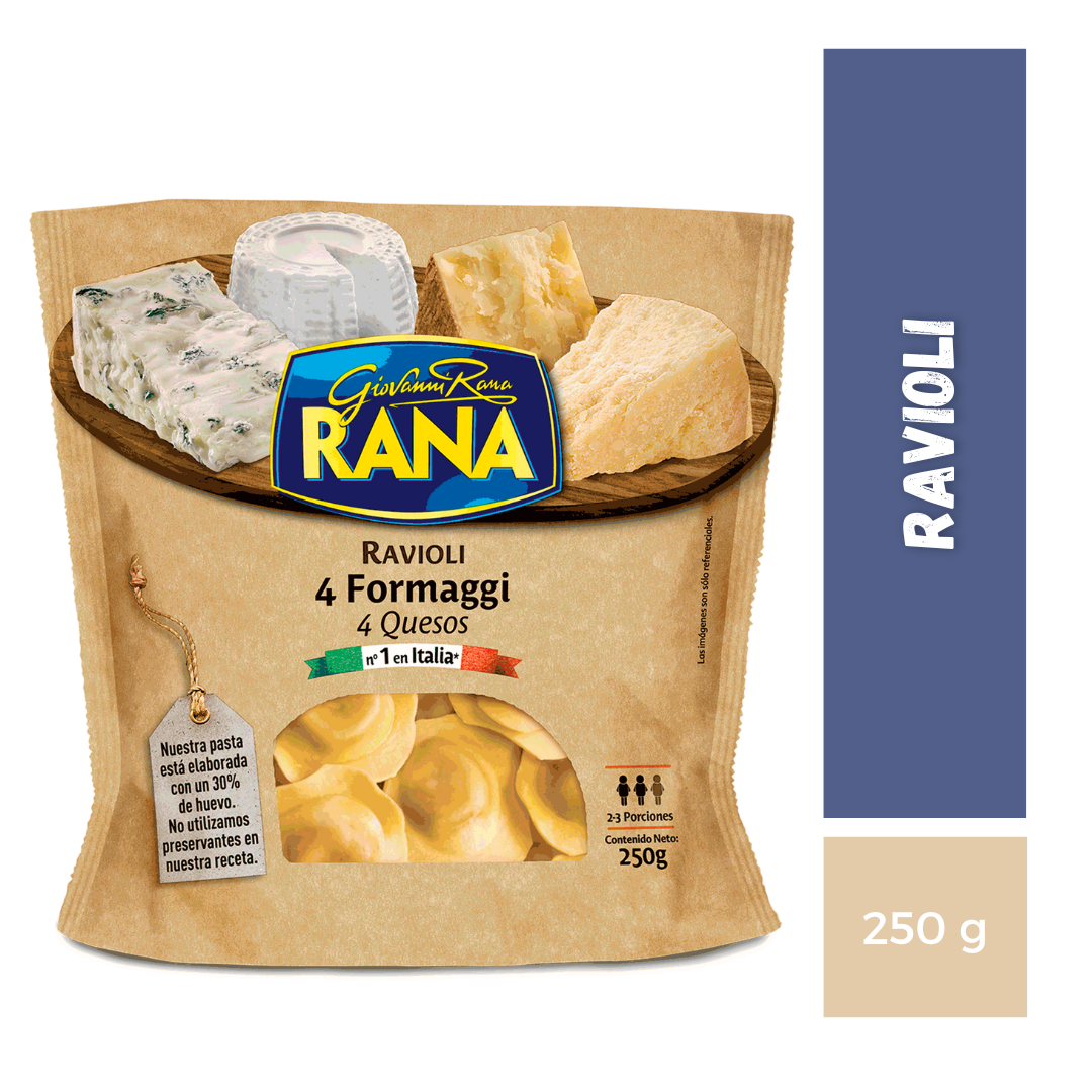 Ravioli 4 Quesos 250g