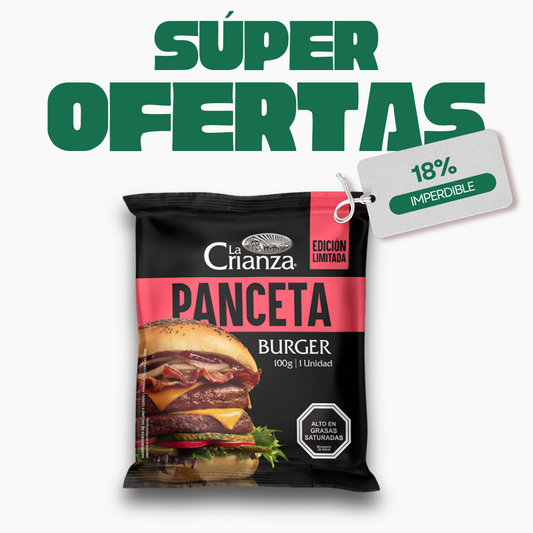 Hamburguesa panceta 100 g La Crianza