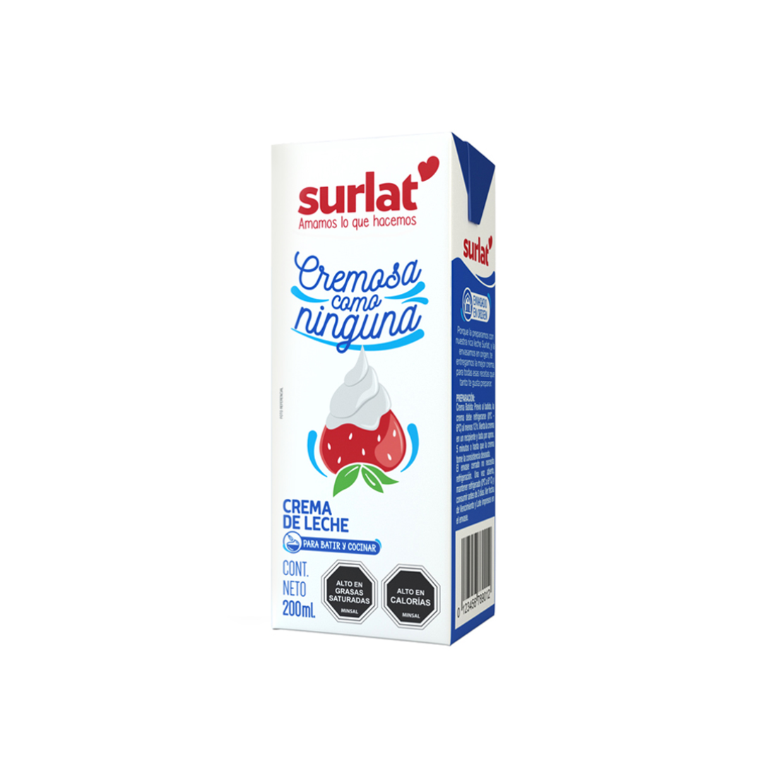 Crema de leche Surlat 200 ml