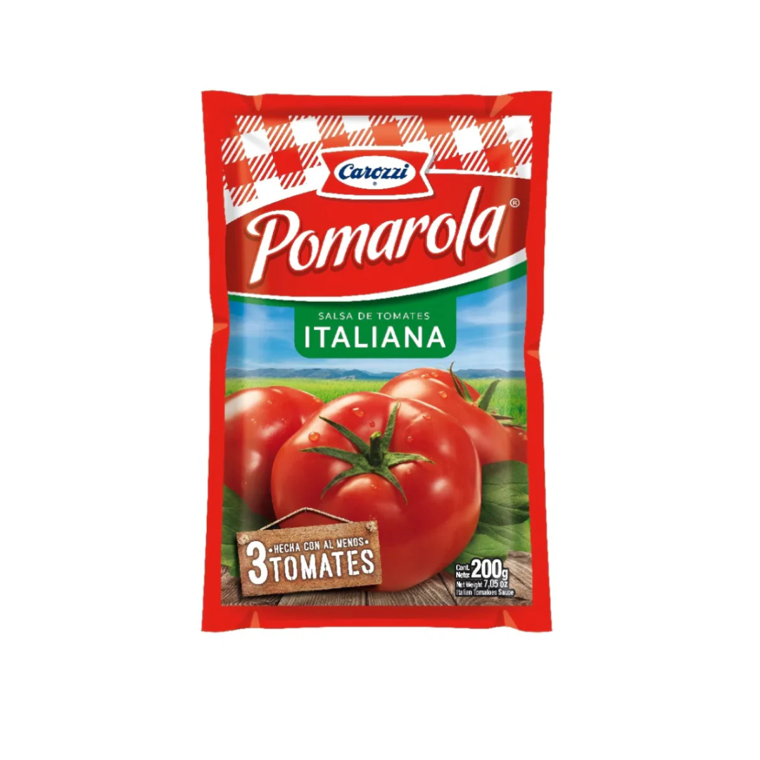 Salsa de Tomate Pomarola Bolsa 200g