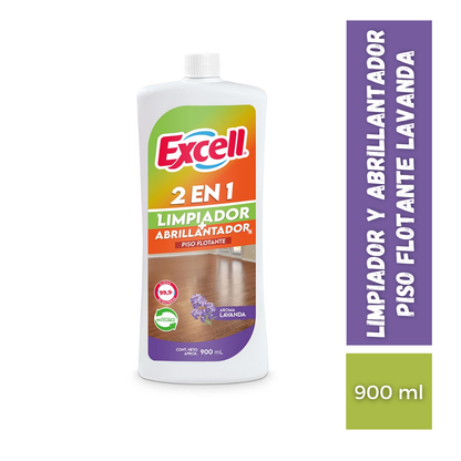Abrillantador Piso Flotante Lavanda Excell, 900cc