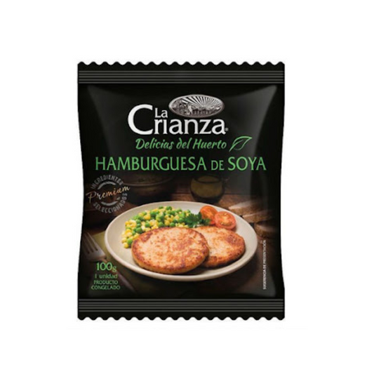 Hamburguesa de Soya La Crianza, 100g
