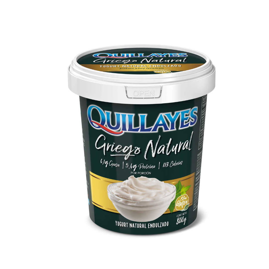 Yogurt quillayes 800g Griego endulzado