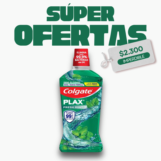 Enjuague colgate plax FRESH MINT 1L