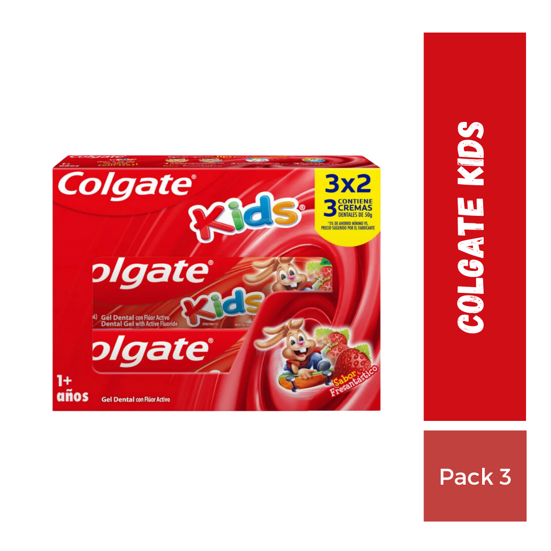 Colgate Kids pack x3 50g