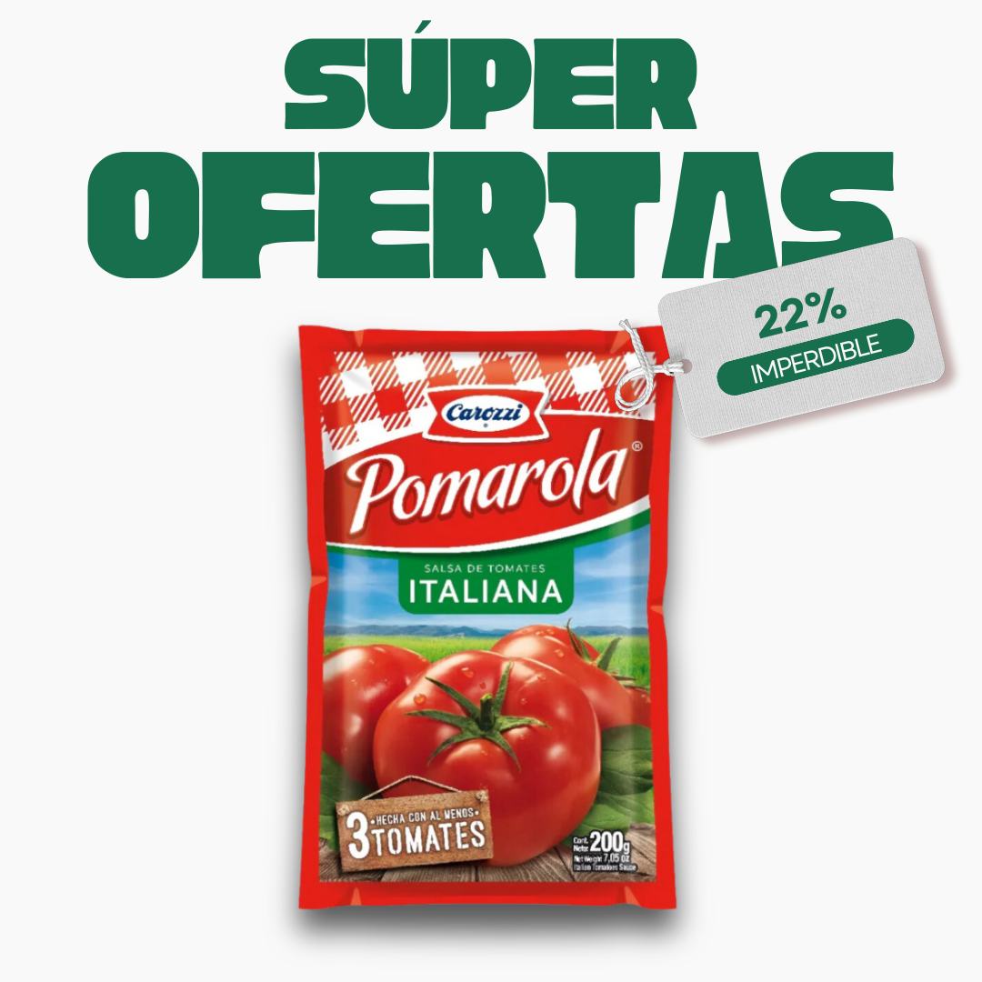 Salsa de Tomate Pomarola Bolsa 200g