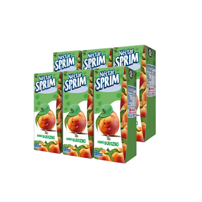 Jugo Sprim Durazno Pack 6