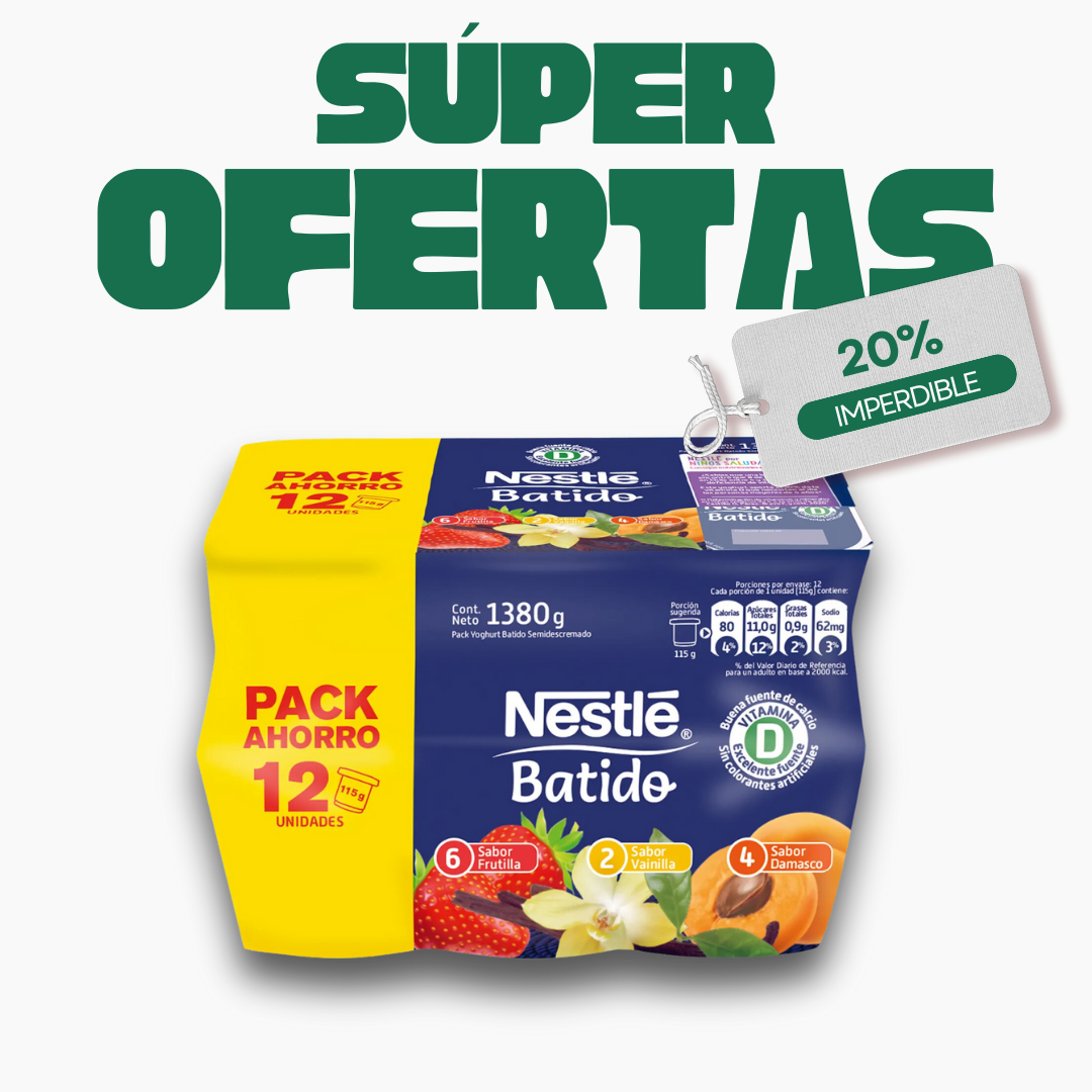 Yogurt Nestlé Pack 12