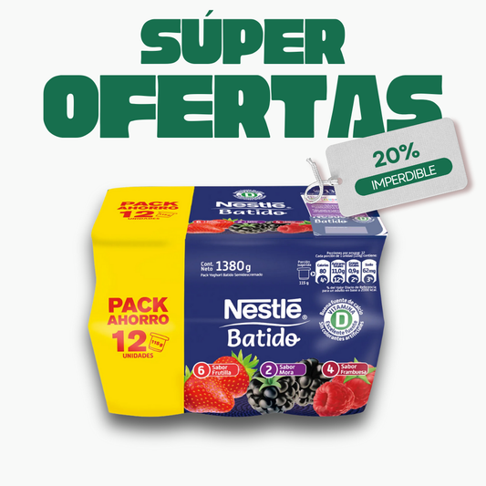 Yogurt Nestlé Berries Pack 12