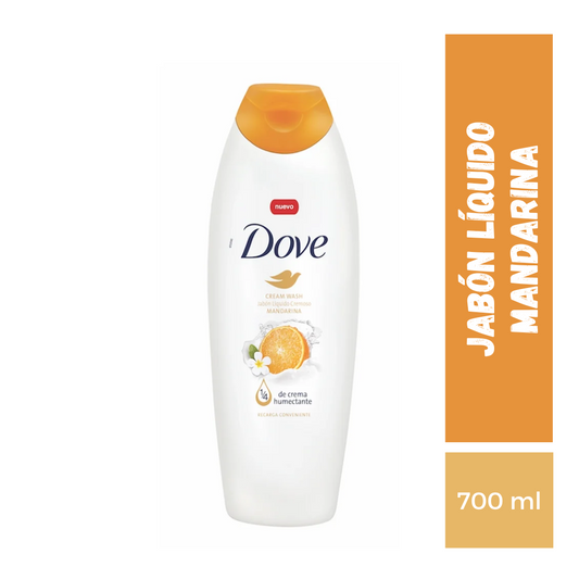 Jabón Dove Líquido Mandarina, 700ml