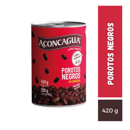 Porotos Negros 420g Aconcagua