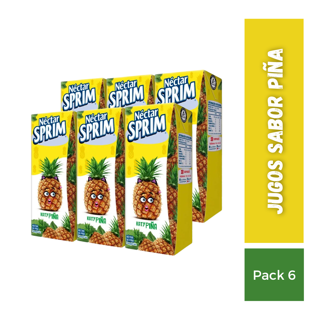 Jugo Sprim Piña Pack 6