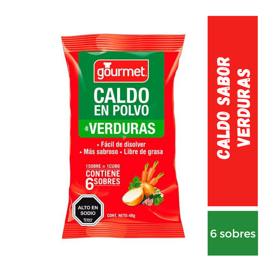 Caldo en polvo sabor verdura