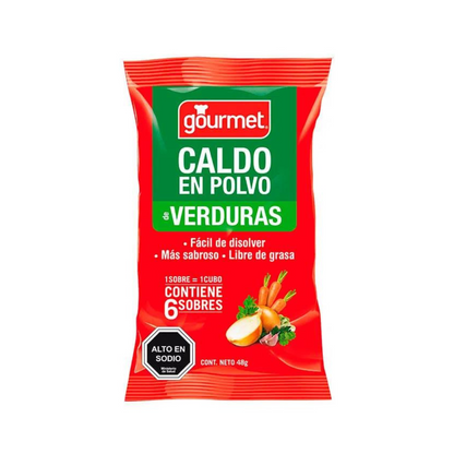 Caldo en polvo sabor verdura