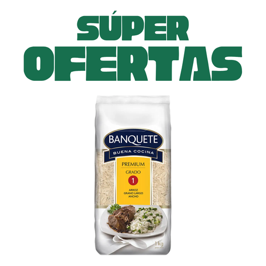 Arroz Premium Grado 1 Banquete, 1Kg en Super Ofertas