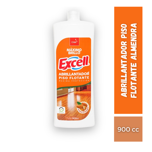Abrillantador Piso Flotante Almendra Excell, 900cc