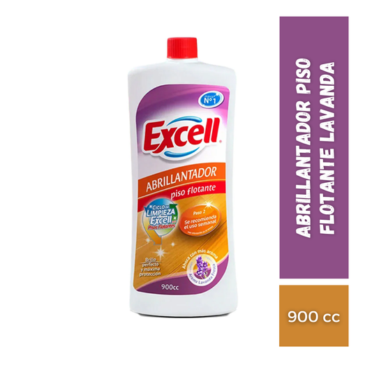 Abrillantador Piso Flotante Lavanda Excell, 900cc