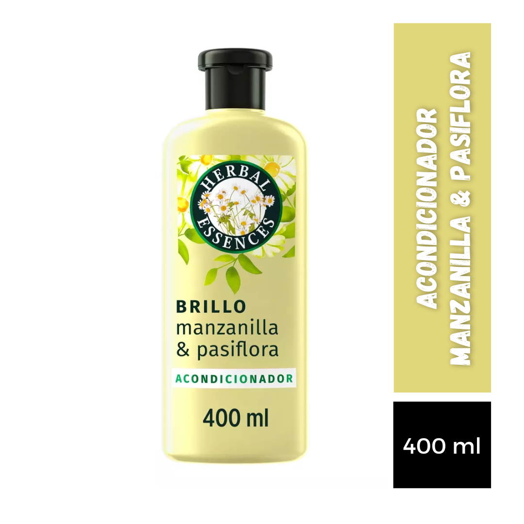 Acondicionador Manzanilla & Pasiflora Herbal Essences, 400ml