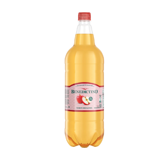 Agua Con Sabor Manzana Benedictino, 1.5L