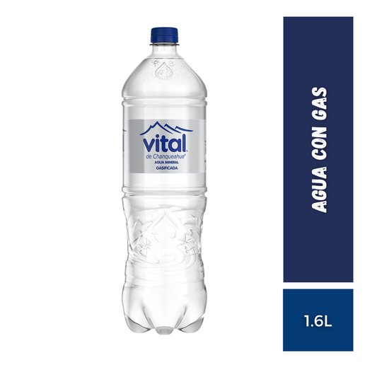 Agua Mineral Vital Con Gas, 1.6L