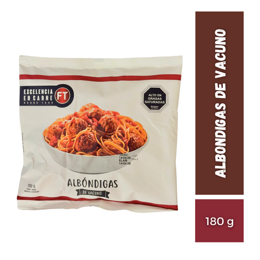 Albondigas de Vacuno FT, 180g
