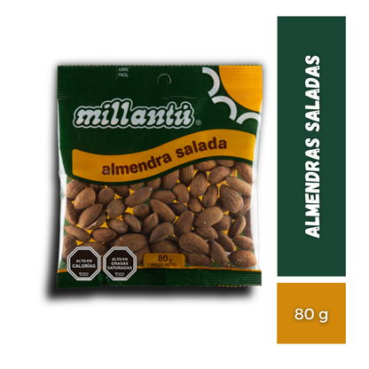 Almendras Saladas Millantu, 80g
