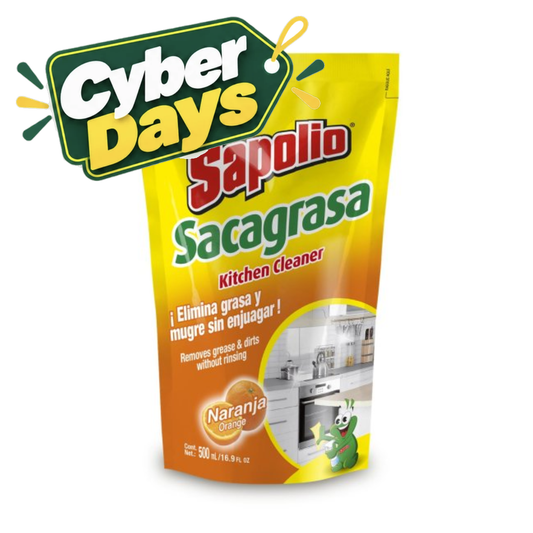 Antigrasa Sapolio Recarga Cítrico, 500ml - Cyber Days