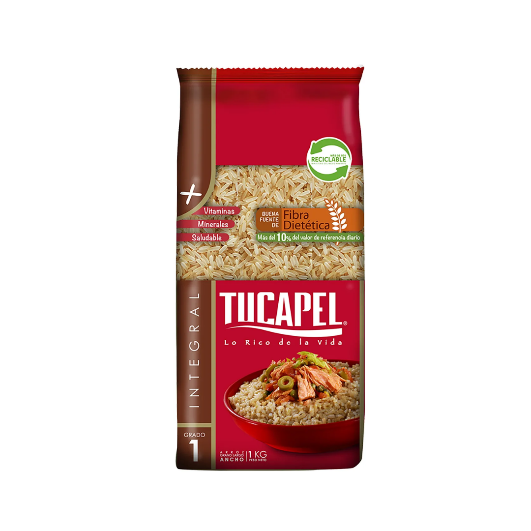 Arroz Integral Grado 1 Tucapel, 1Kg