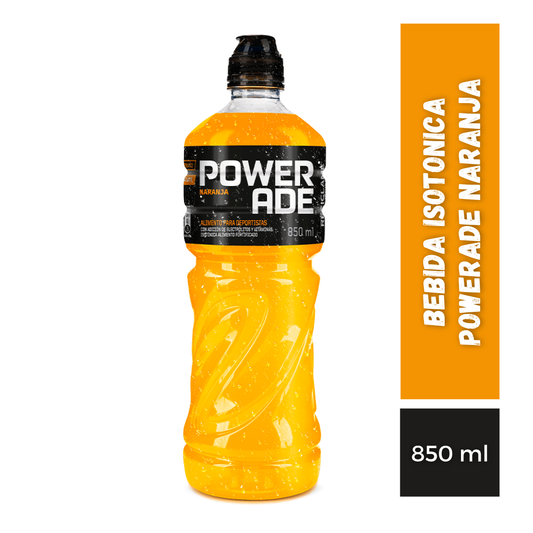 Bebida Isotonica Powerade Naranja, 850ml
