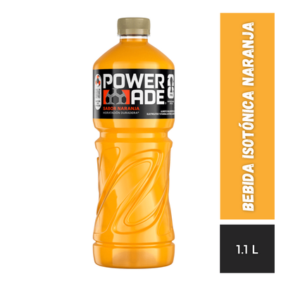 Bebida Isotónica Powerade Naranja, 1.1L