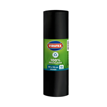 Bolsa De Basura Biorollo 80x110 Virutex, 10u
