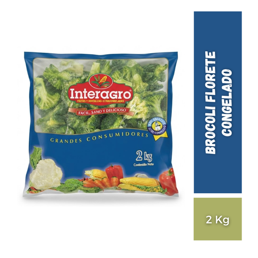 Brocoli Florete Congelado, 2Kg