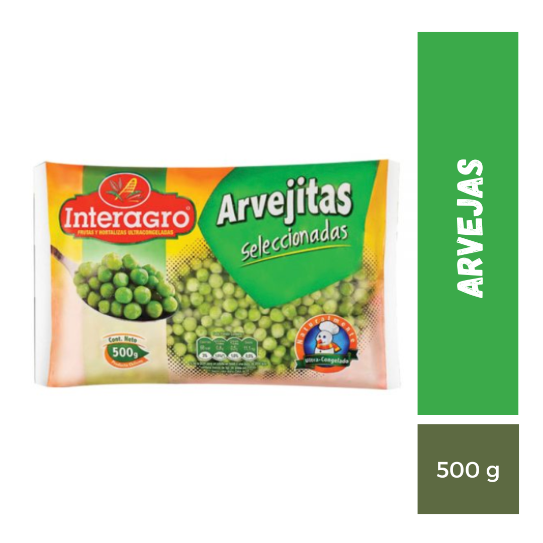 Arvejas Congeladas, 500g