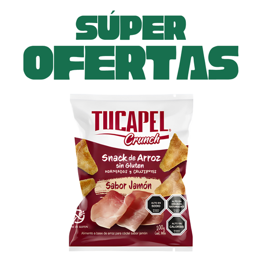Crunch Jamón Tucapel, 100g en Super Ofertas