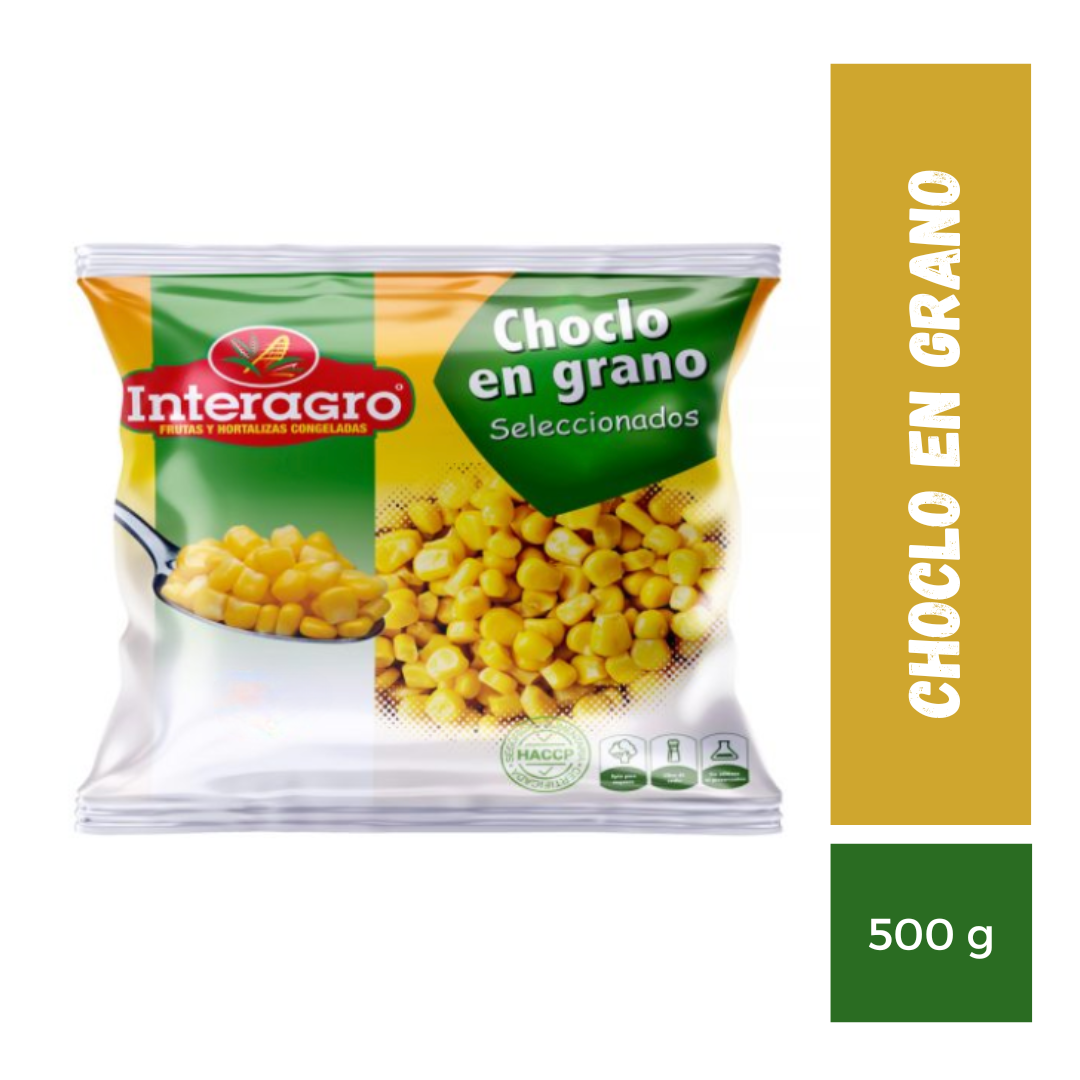 Choclo en Grano Congelado, 500g