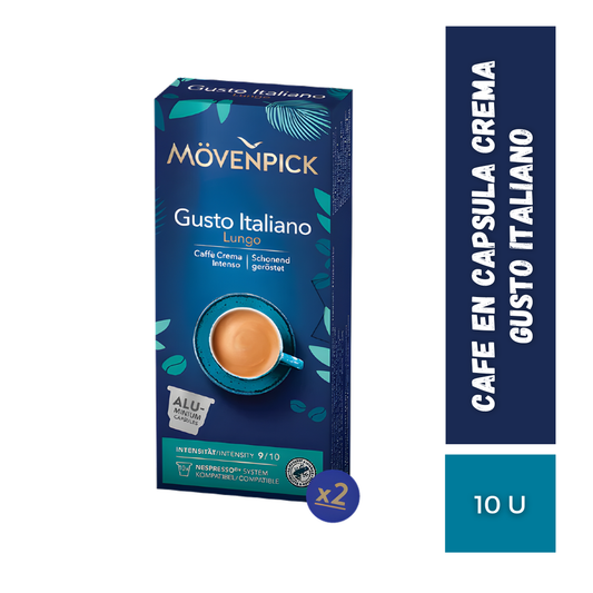 Cafe En Capsula Crema Gusto Italiano, 10u