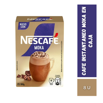 Cafe Instantaneo Moka En Caja, 8u