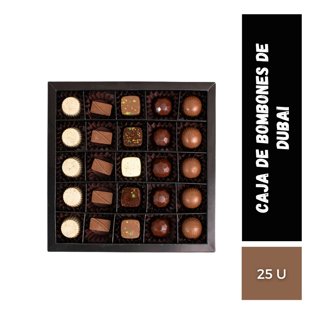 Caja De Bombones De Dubai, 25u