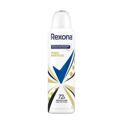 Desodorante rexona spray fútbol fanática