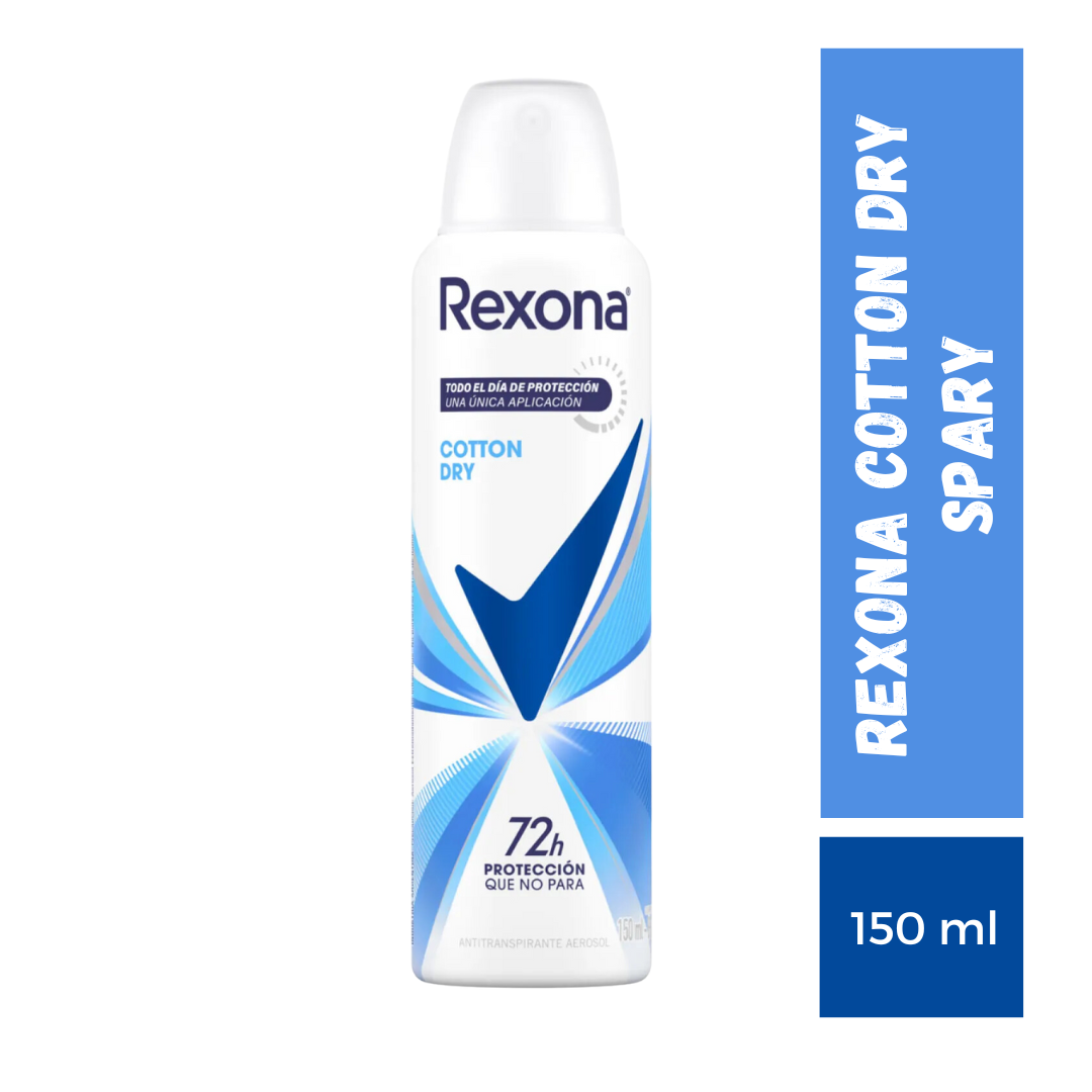 Desodorante rexona spray cotton dry