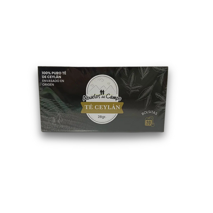 Té Ceylan 20 bolsas Abuelos del Campo