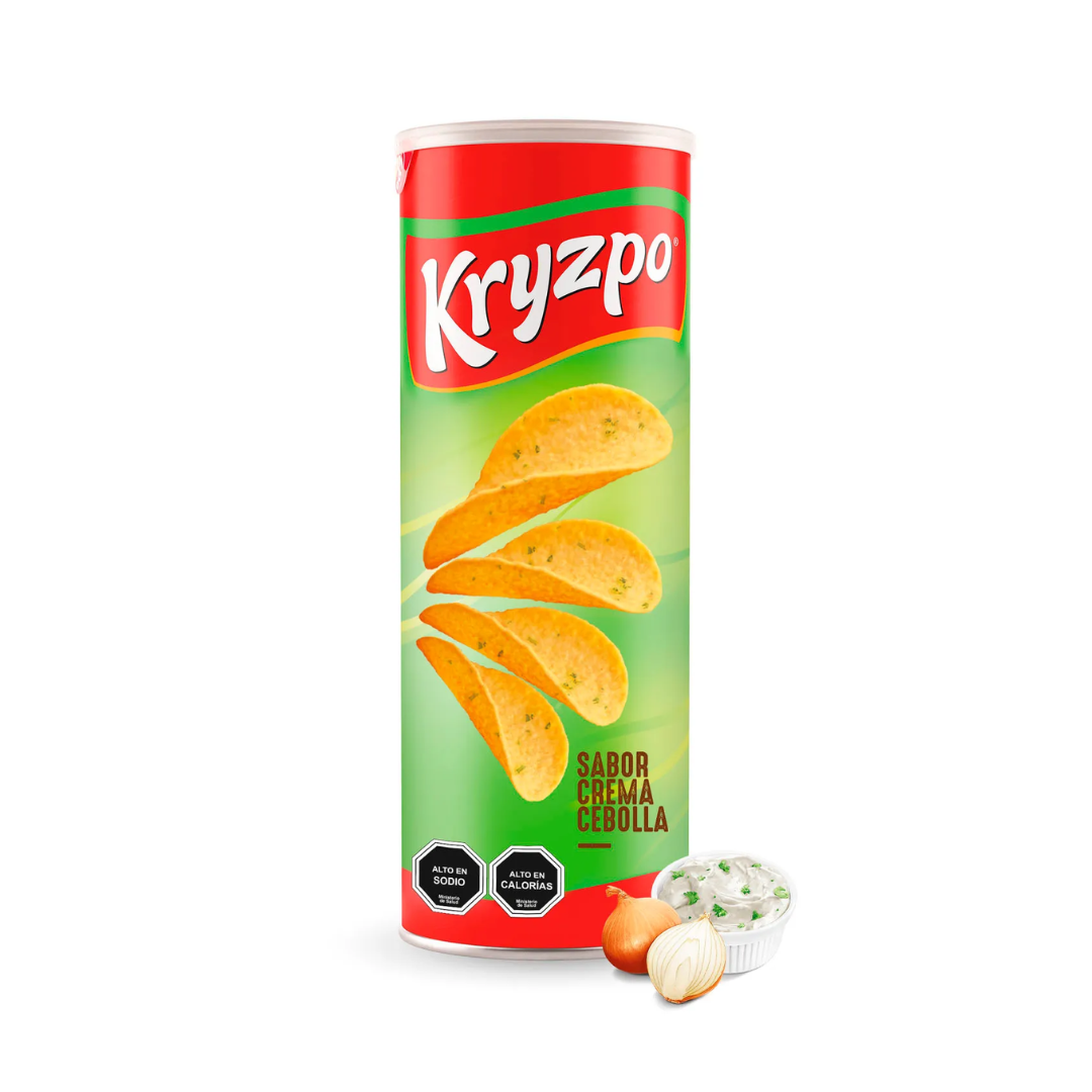 Papas fritas kryzpo crema y cebolla