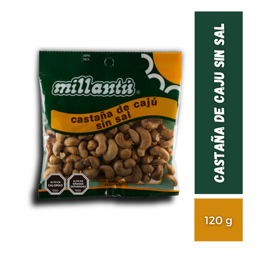 Castaña De Cajú Sin Sal Millantu, 120g