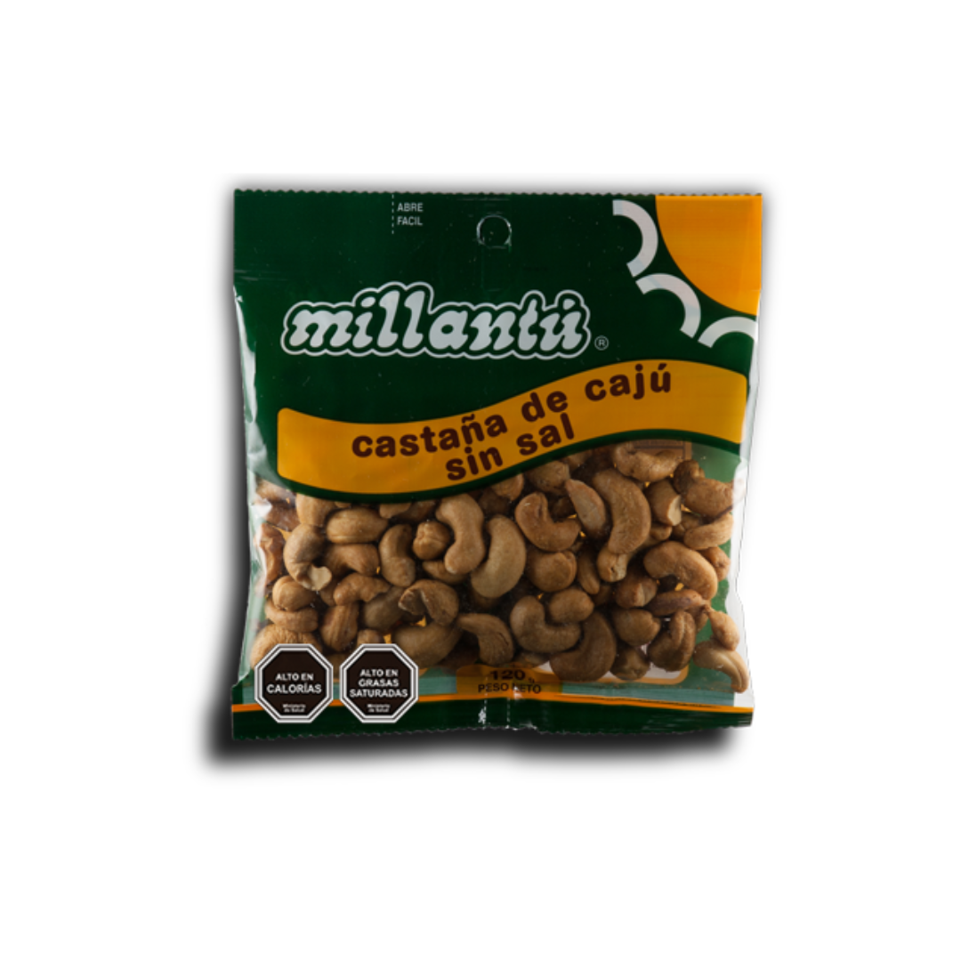 Castaña De Cajú Sin Sal Millantu, 120g