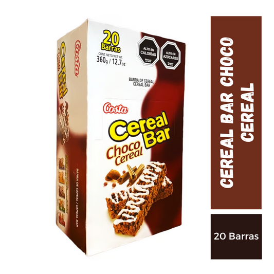 Cereal Bar Choco Cereal Costa, 20u