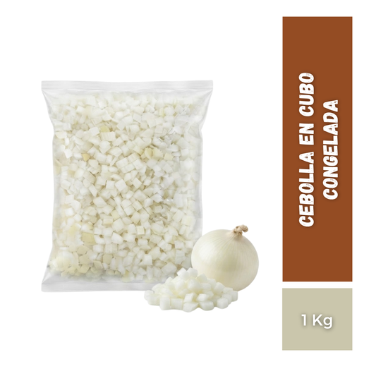 Cebolla En Cubo Congelada, 1Kg